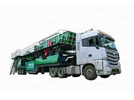 履帶式移動洗砂機