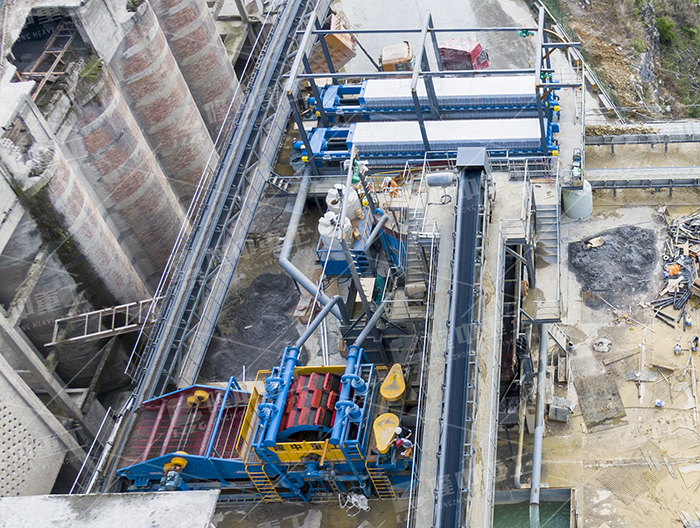 重慶時產200噸洗沙零排放項目現場